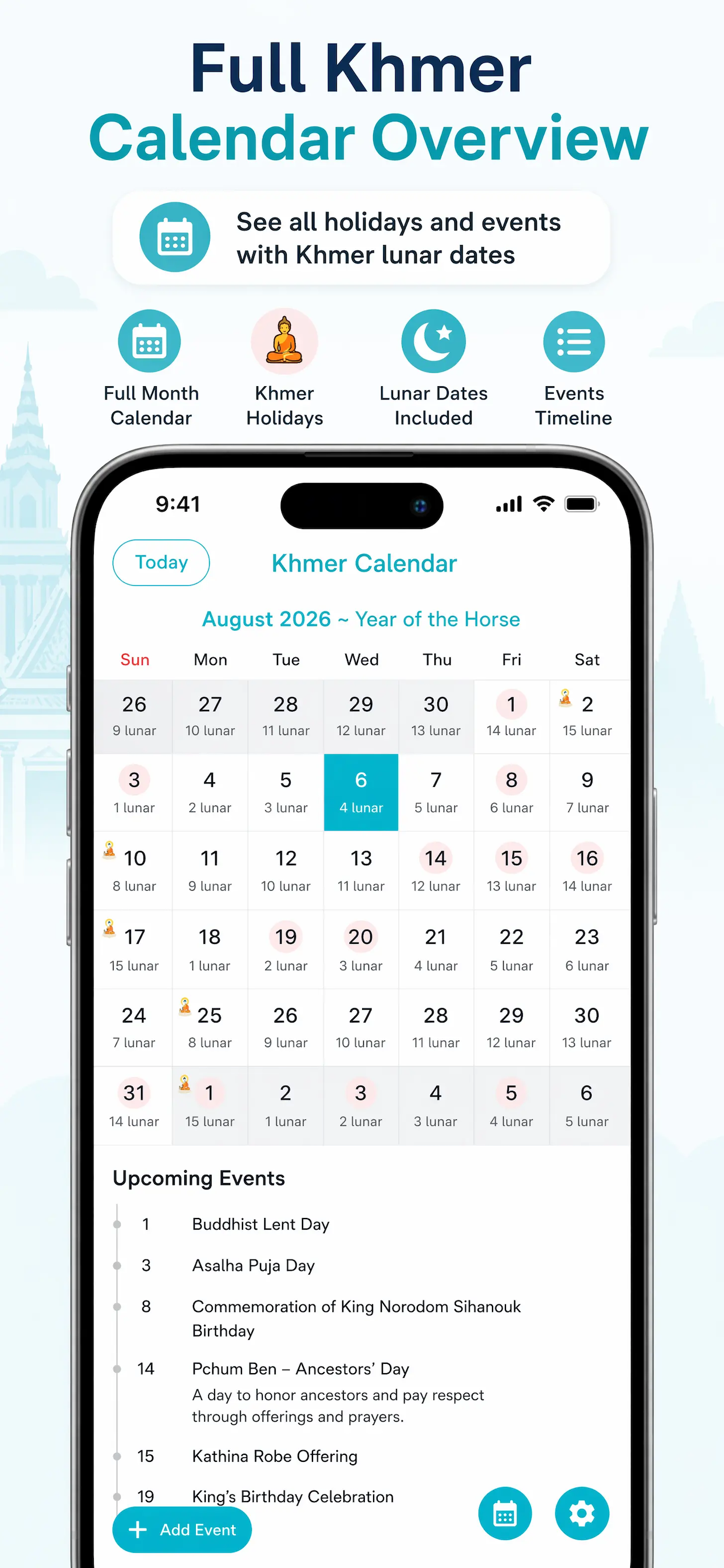 Full Calendar View